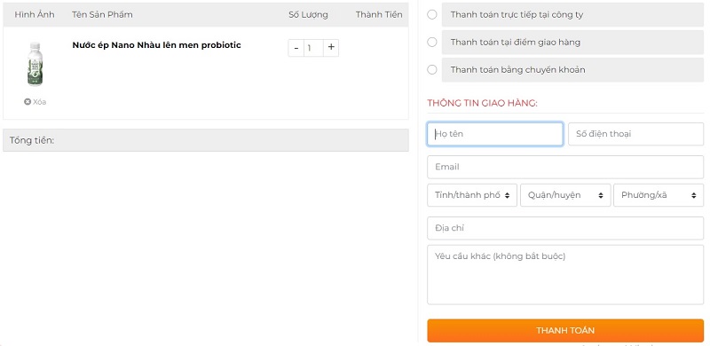 Hướng dẫn đặt hàng
